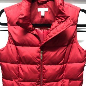 Charter Club sleeveless jacket, Red, size P/S